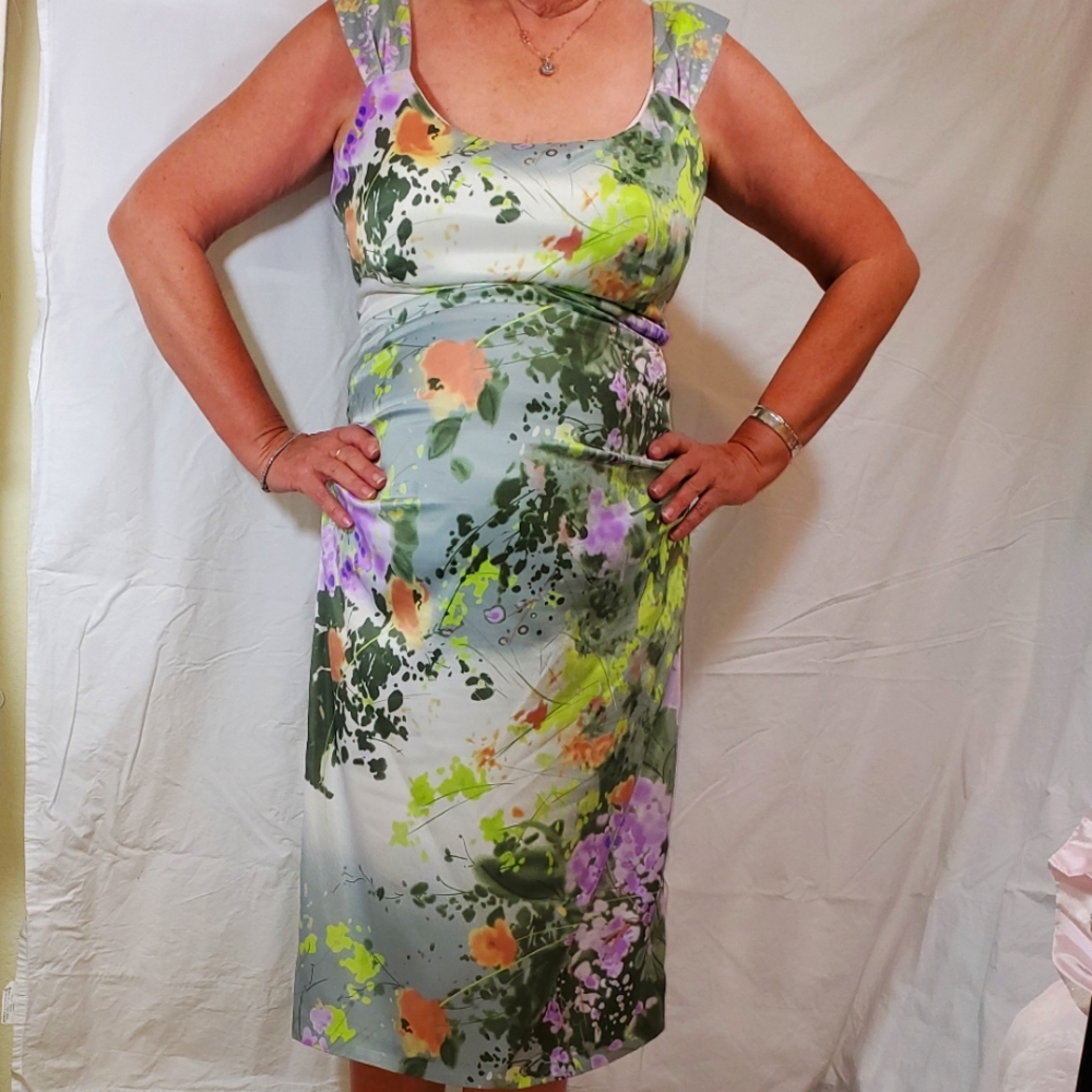 Pastel floral dress